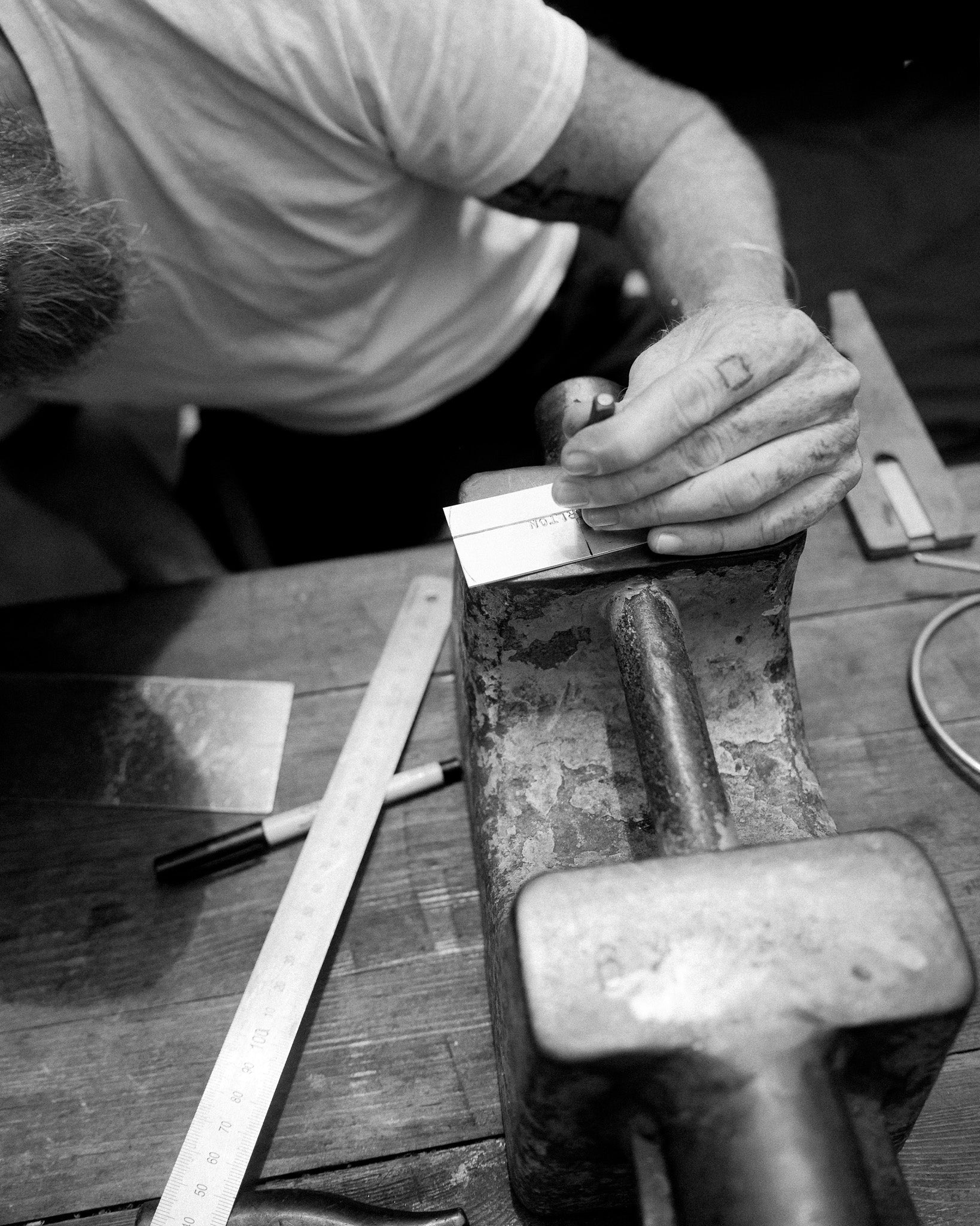 Hand Hammered, Custom Charlton Jewellery.