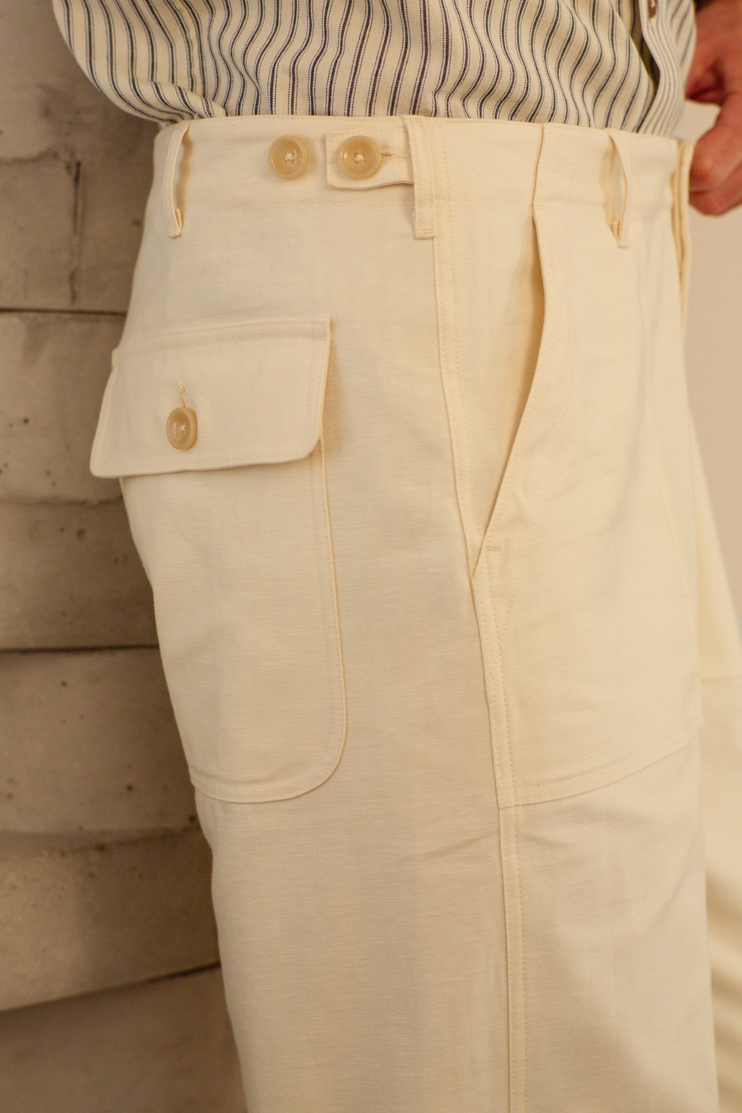 Japanese Safari Pant Creme
