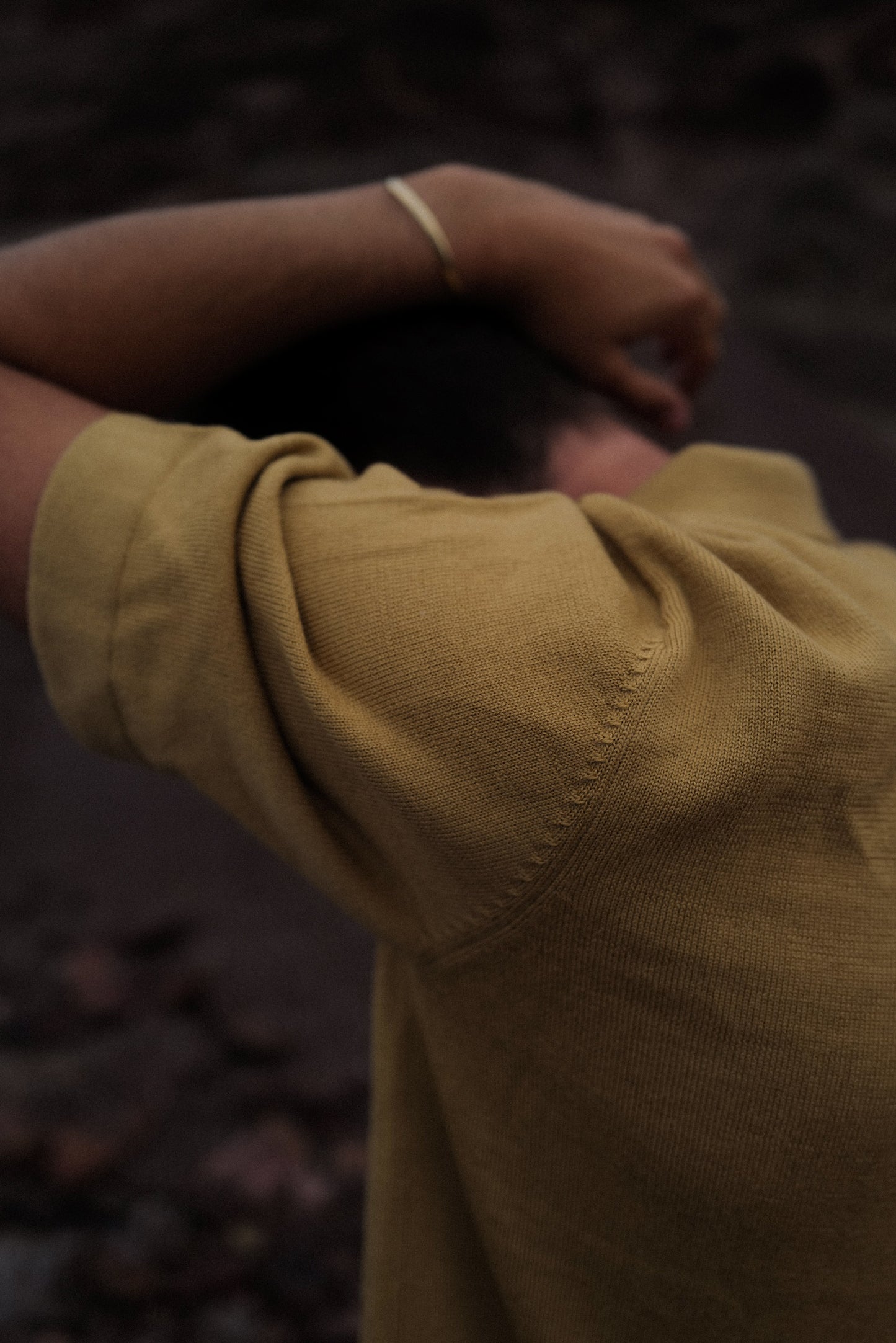 Tan Merino Wool S/S Shirt