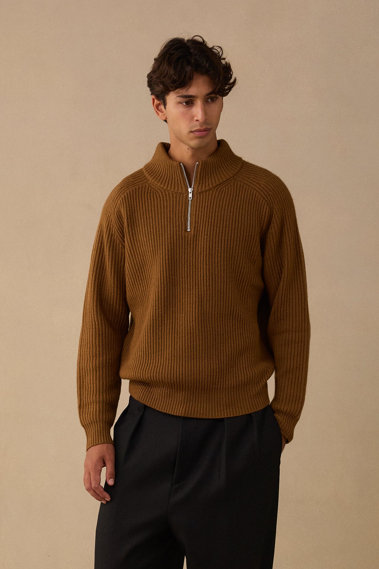 Merino Wool Fishermans Sweater