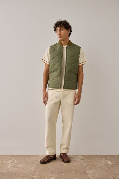 トップス santaku lipstop washer nylon vest CHARLTON_AW24_1028_73402274-