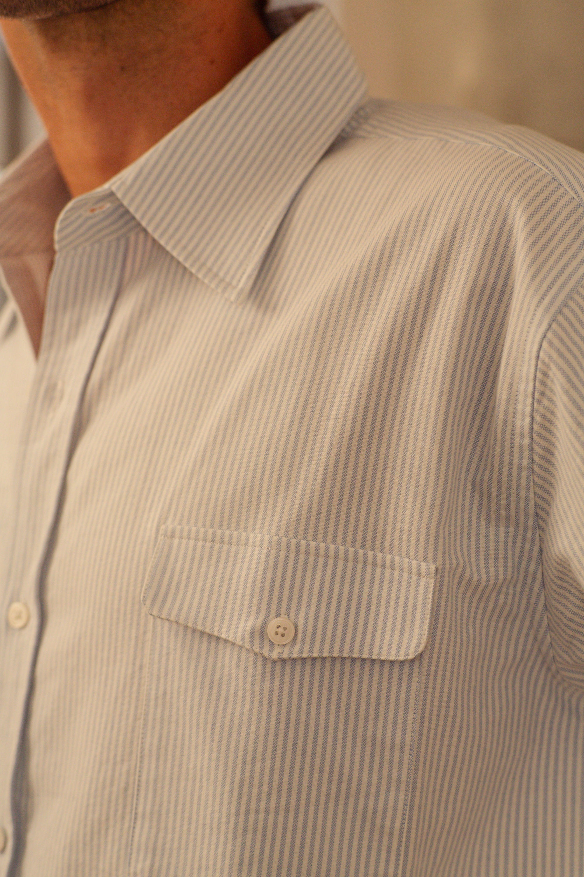 Oxford Stripe Japanese Cotton Shirt