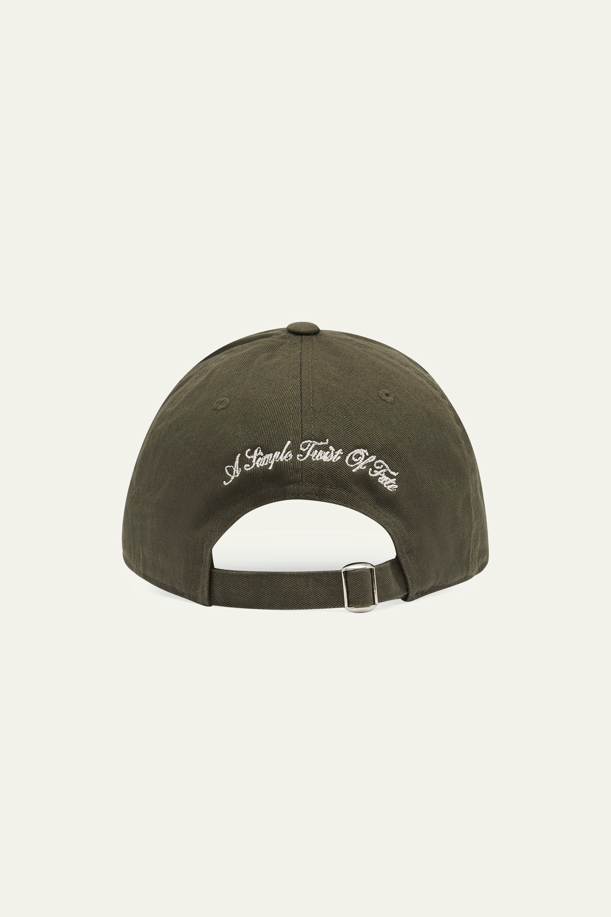 'A Simple Twist Of Fate' British Racing Green Cap