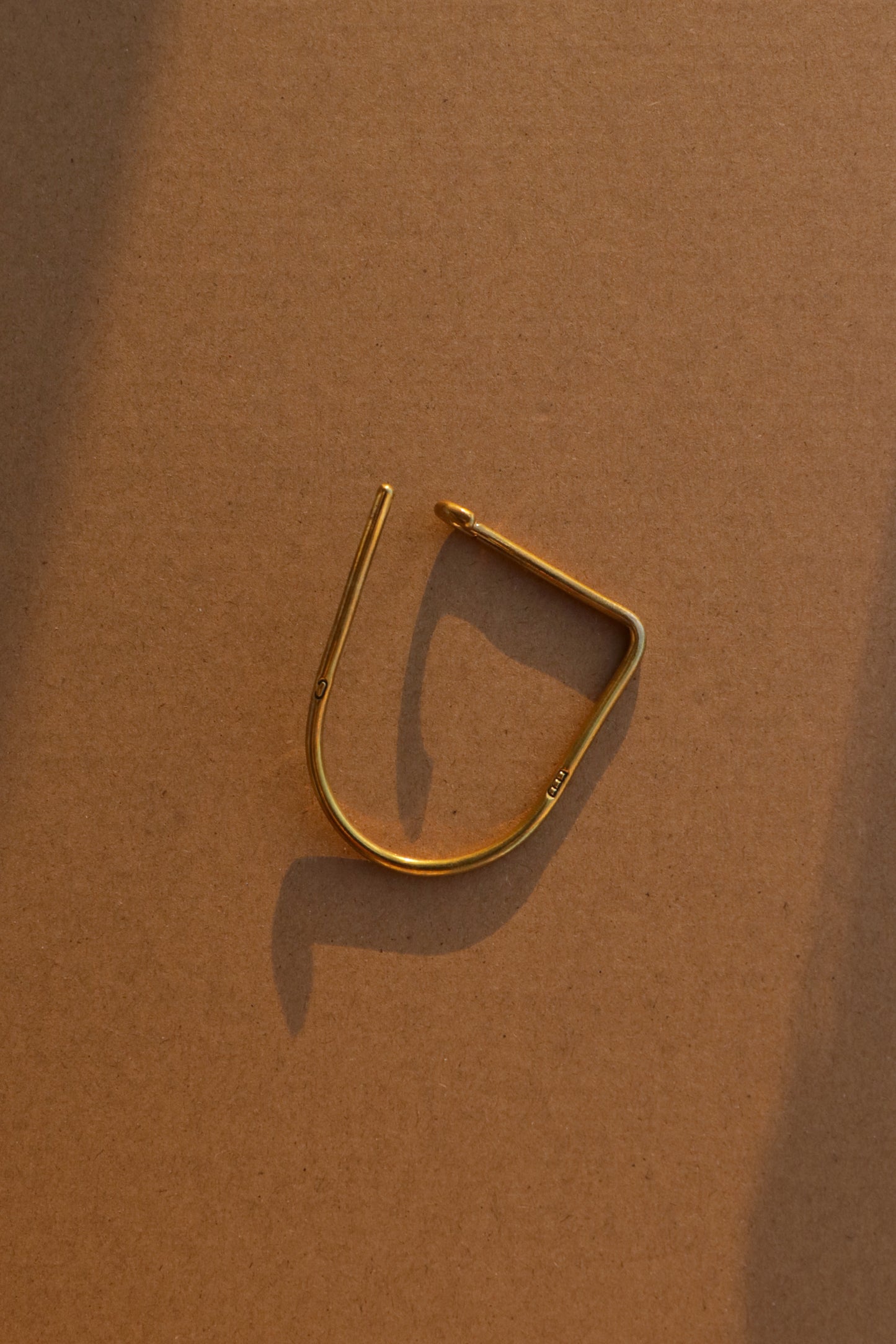 Charlton 'Loop' Brass Key Ring