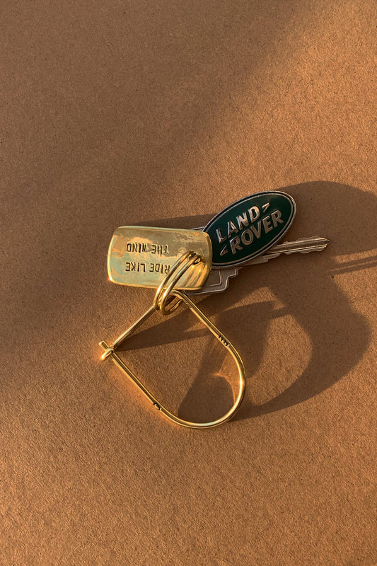 Charlton 'Loop' Brass Key Ring