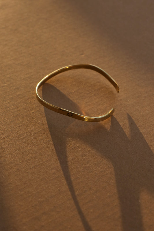 Charlton Brass 'Wave' Bangle