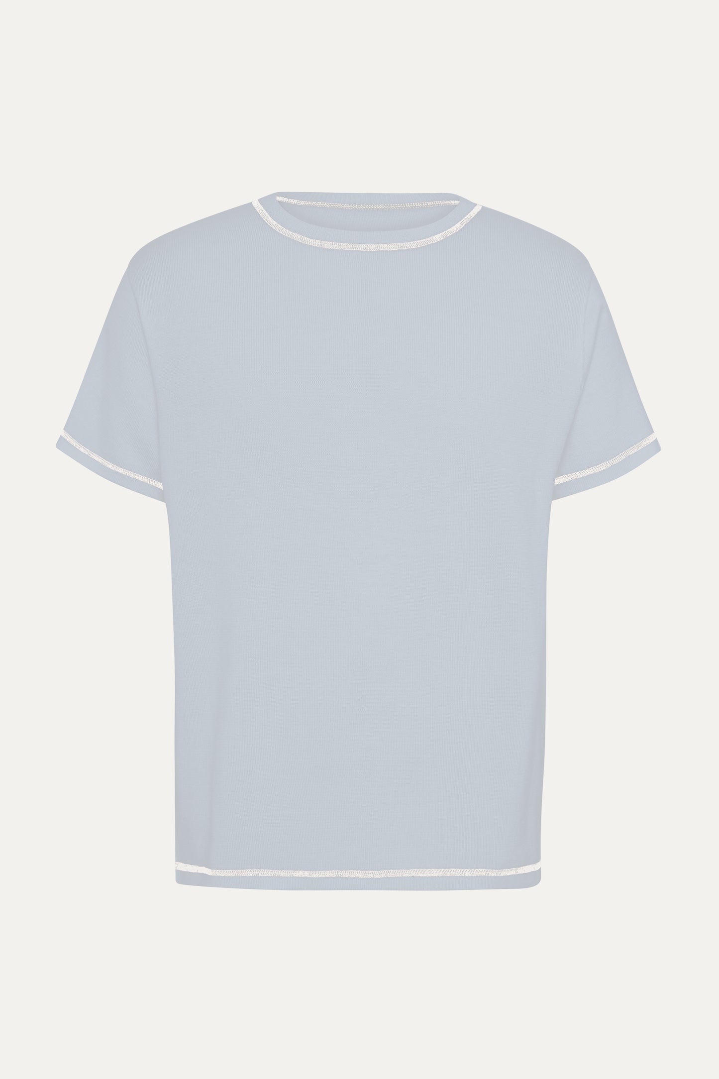 Merino Wool Powder Blue T-Shirt