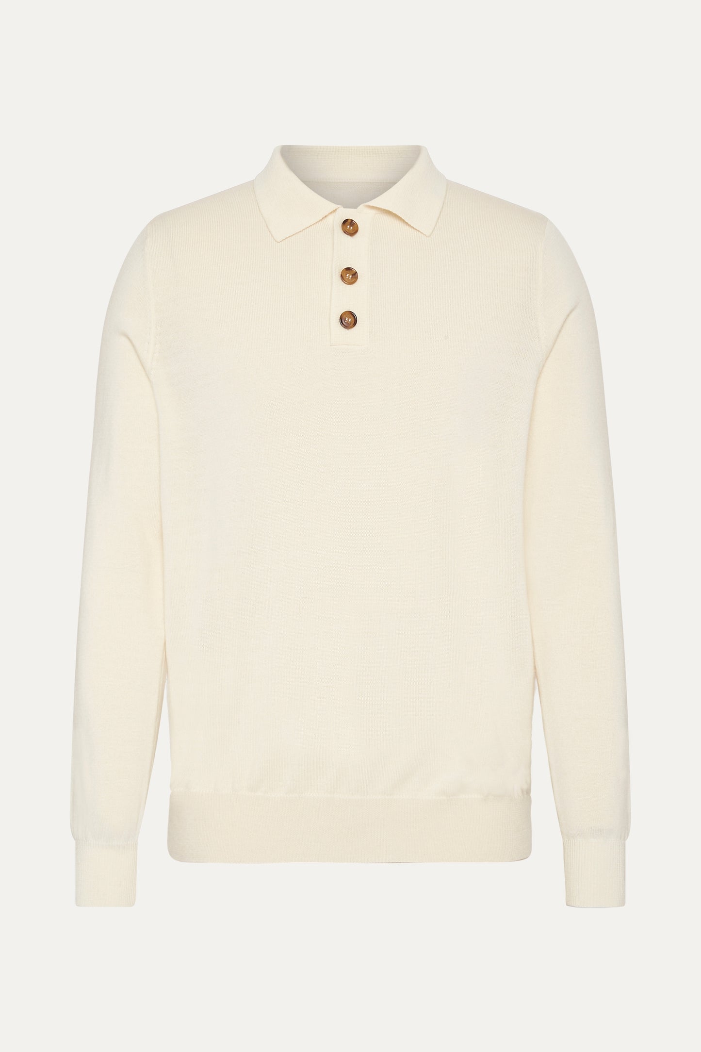 Merino Wool Polo Knit