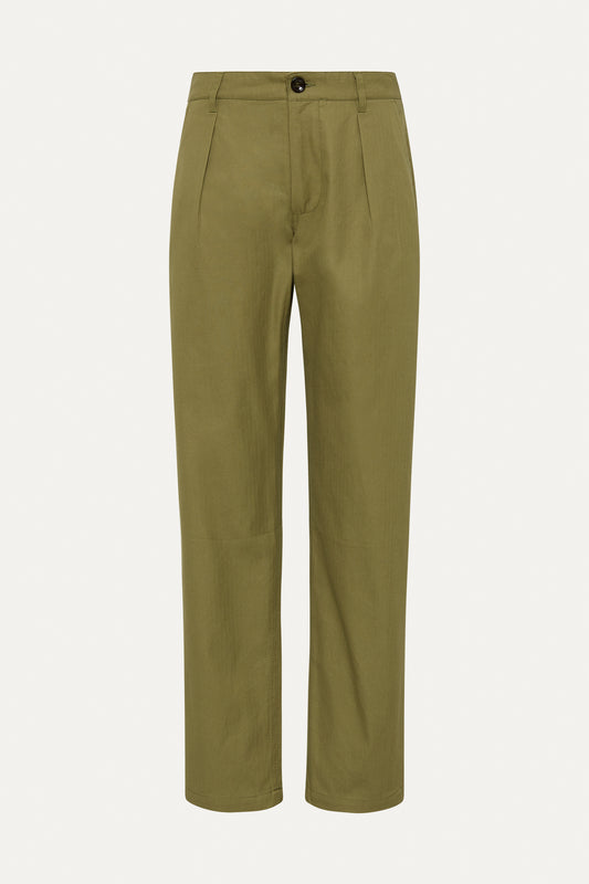 Japanese Pleated Pant Safari